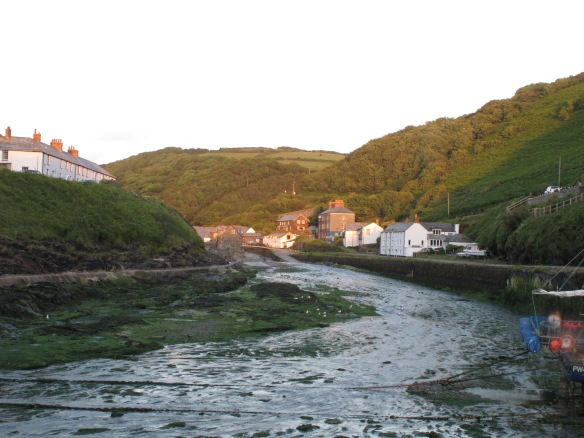 Borderline relevant photo: Boscastle in the evening--and more to the point summer--light.